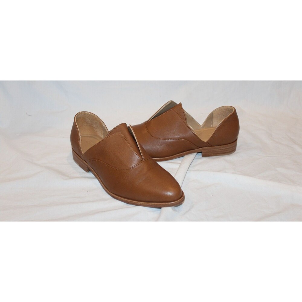 Nisolo Emma d’Orsay Slip On Oxford Flats Women's 7 Nutmeg NIB $170